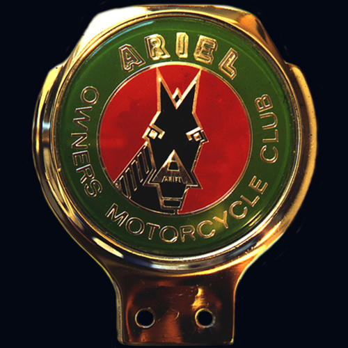 Ariel Owners Motorcycle Club Car Badge 1