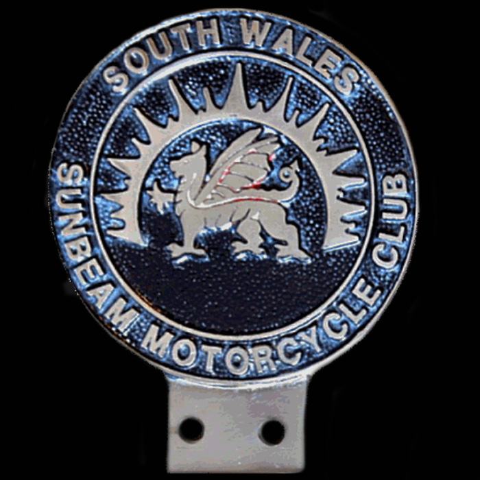 Sunbeam Motorcycle Club car badge