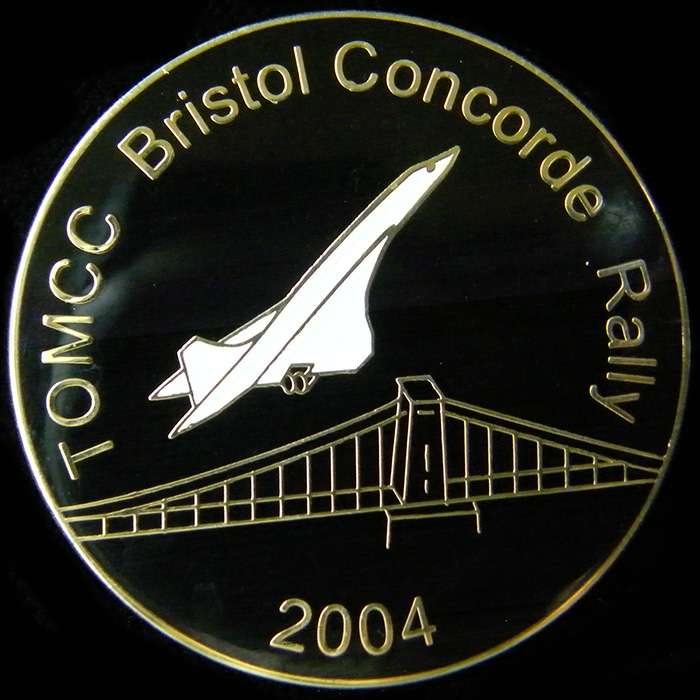 Concorde Rally Pin badge