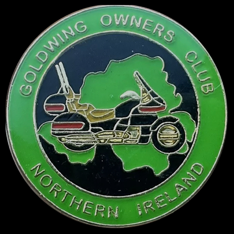Goldwing Owners Club Northern  Ireland  pin badge
