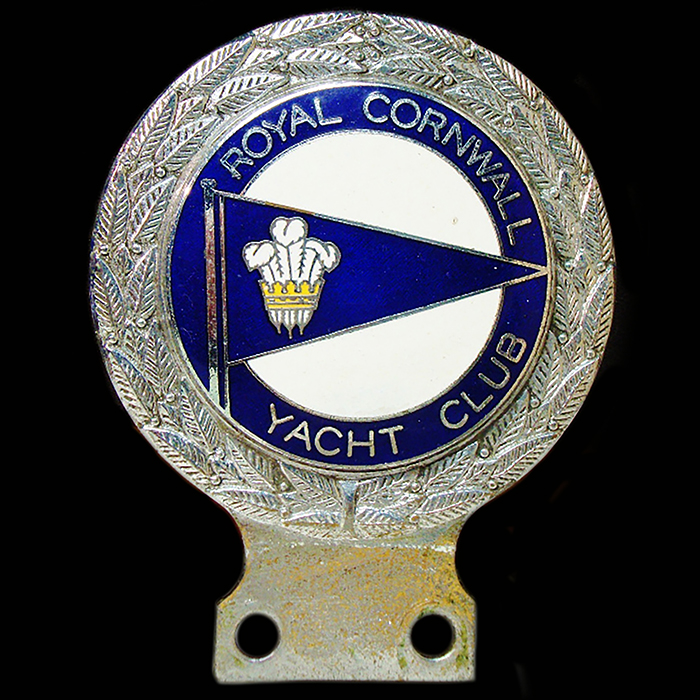 Royal Cornwall Yacht Club car badge