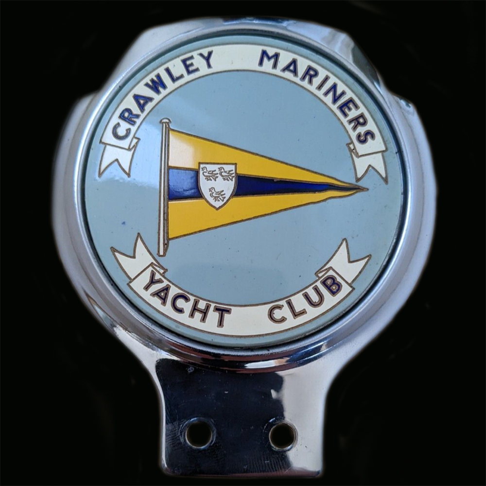 Crawley Mariners Yacht Club car badge