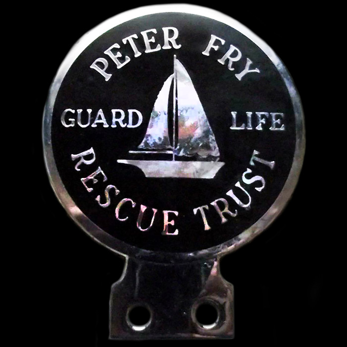 Peter Fry Rescue Trust Car Badge