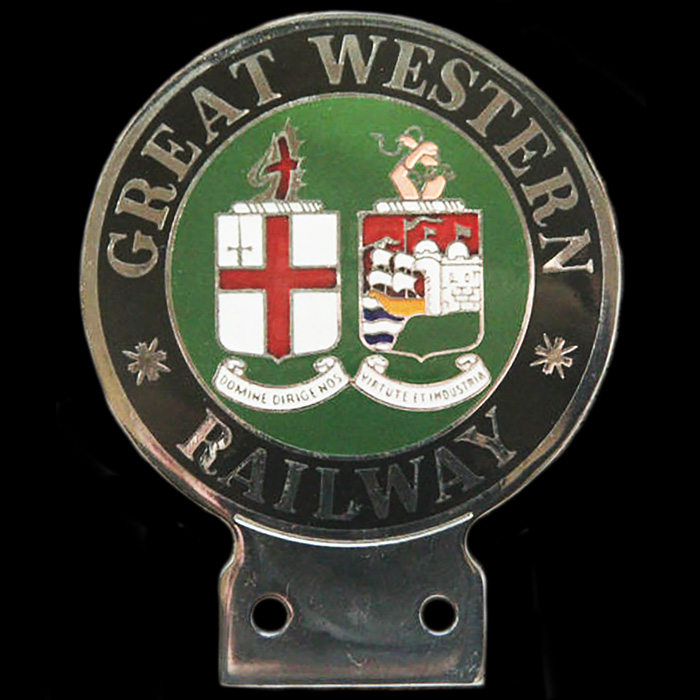 Great Western Railway car badge