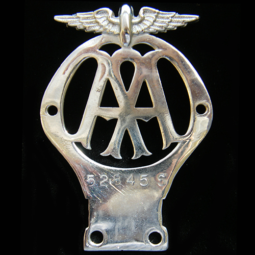 Automobile Association Motor Cycle badge