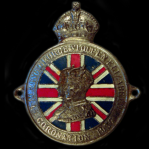 Edward VIII Coronation 1937 Car Badge
