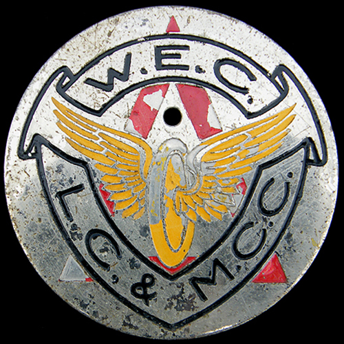 Weyburn Light Car & Motor Cycle Club  Club badge