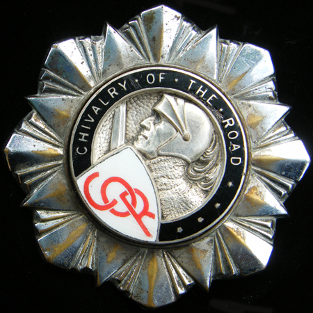 Chivalry of the Road car badge