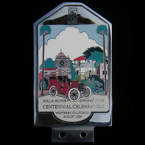 Rolls Royce Owners Club Monterey, California August 2004  R.R.O.C.  Car Badge