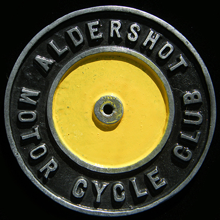 Aldershot Motor Cycle Club Car Badge