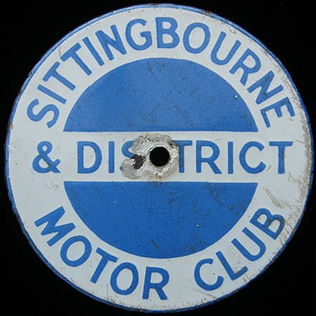 Sittingbourne & District Motor Club Car Badge