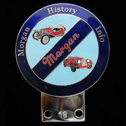Morgan History Info Car Badge