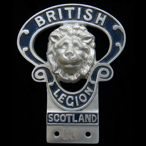 British Legion Scotland Car Badge