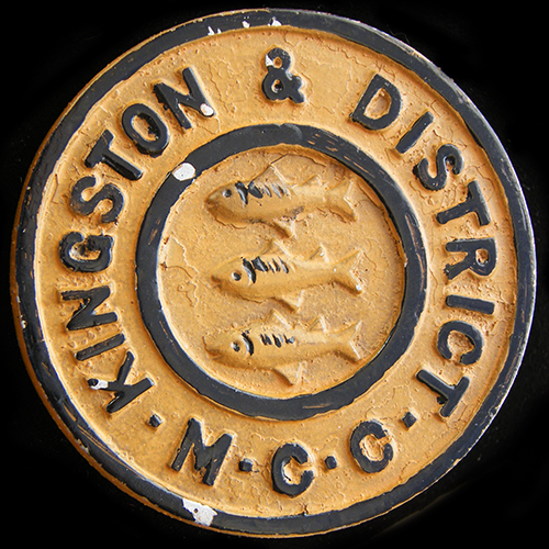 Kingston & District Motor Cycle Club car badge