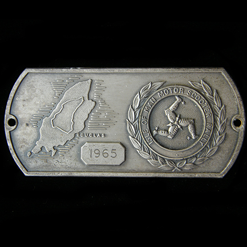 Isle of Man Motor scooter Rally badge