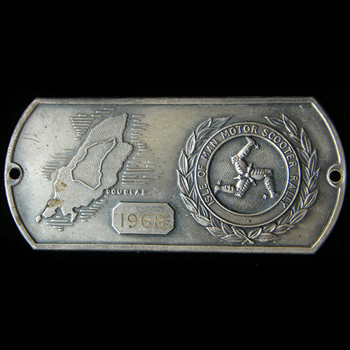 Isle of Man Motor scooter Rally badge