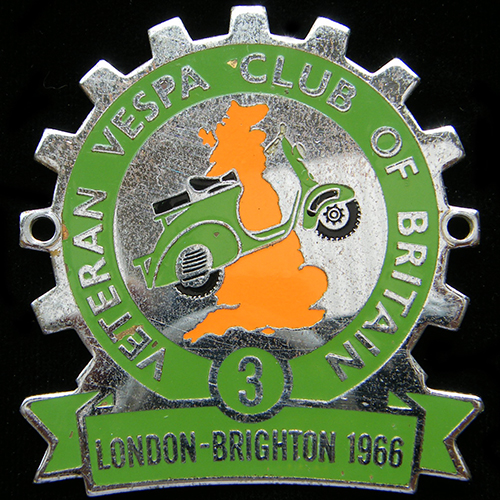 Vespa Club of Britain Rally Badge