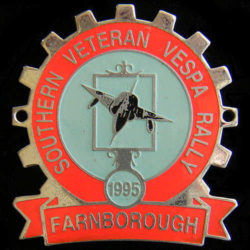 The Veteran Vespa Club of Britain Cog Badge 