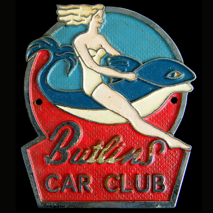 Butlins Car Club Car Badge