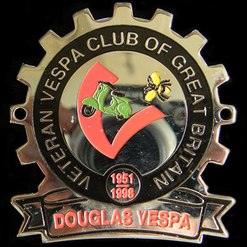 The Veteran Vespa Club of Britain Cog Badge 