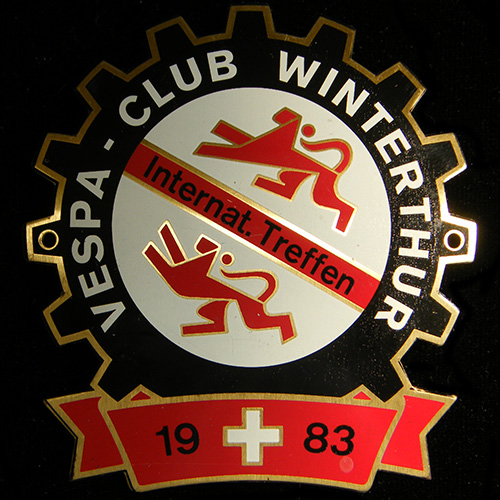 Vespa Club badge non-UK