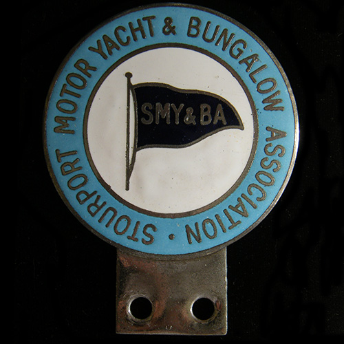 Stourport Yacht & Bungalow Club Car Badge