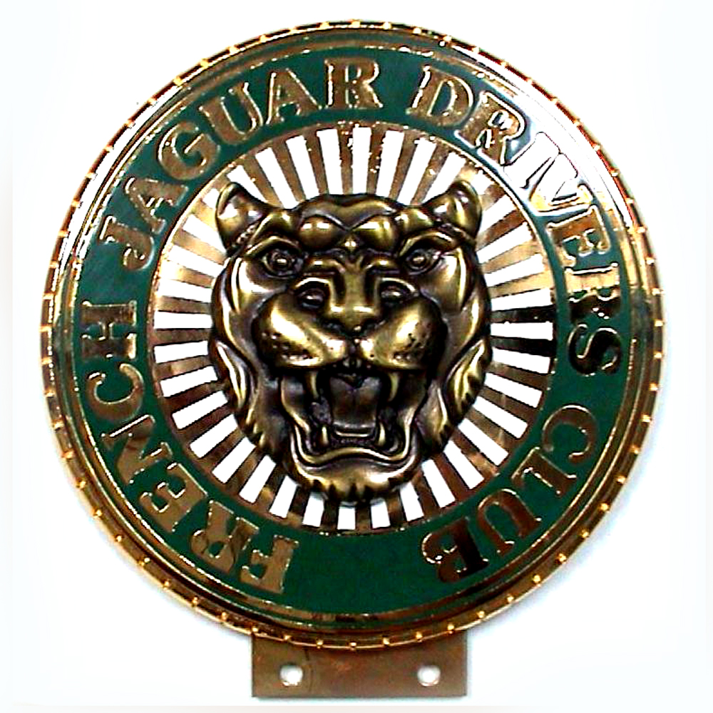 French  Jaguar Drivers Club Car badge