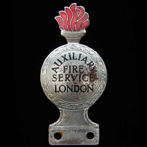 Auxilary Fire Service Birmingham Car Badge
