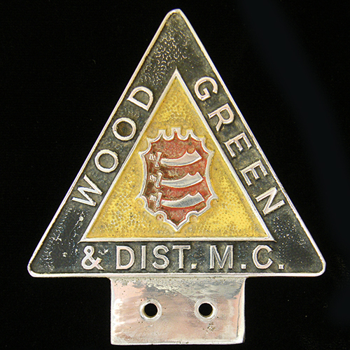 Wood Green & District Motor Club Car Badge