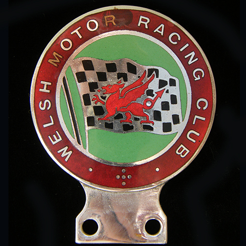 Welsh Motor Racing Club Car Badge