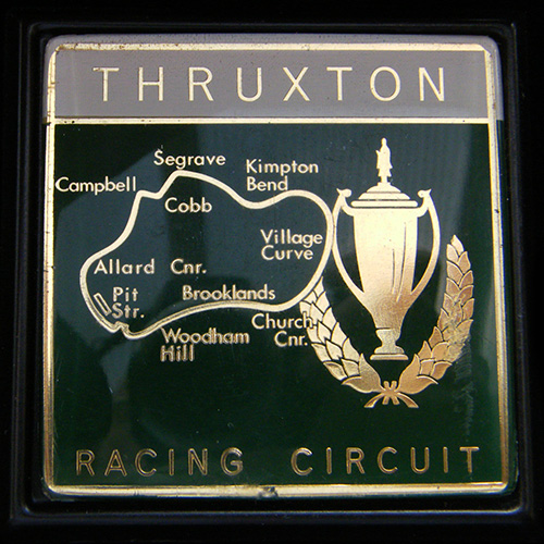 Thruxton  Racing Circuit car badge