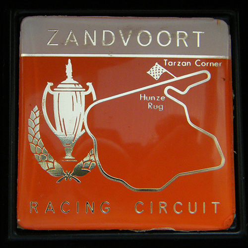 Zandvoort  Racing Circuit car badge