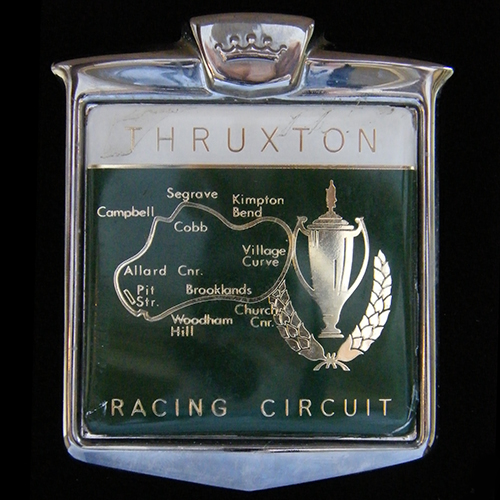 Thruxton  Racing Circuit car badge