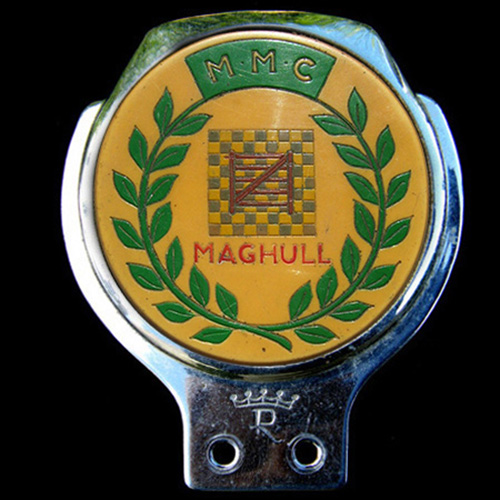 Maghull Motor Club car badge (M M C)