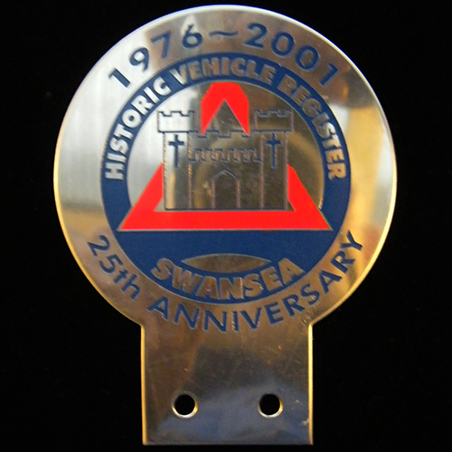 Swansea Historic Vehicle Register Car Badge