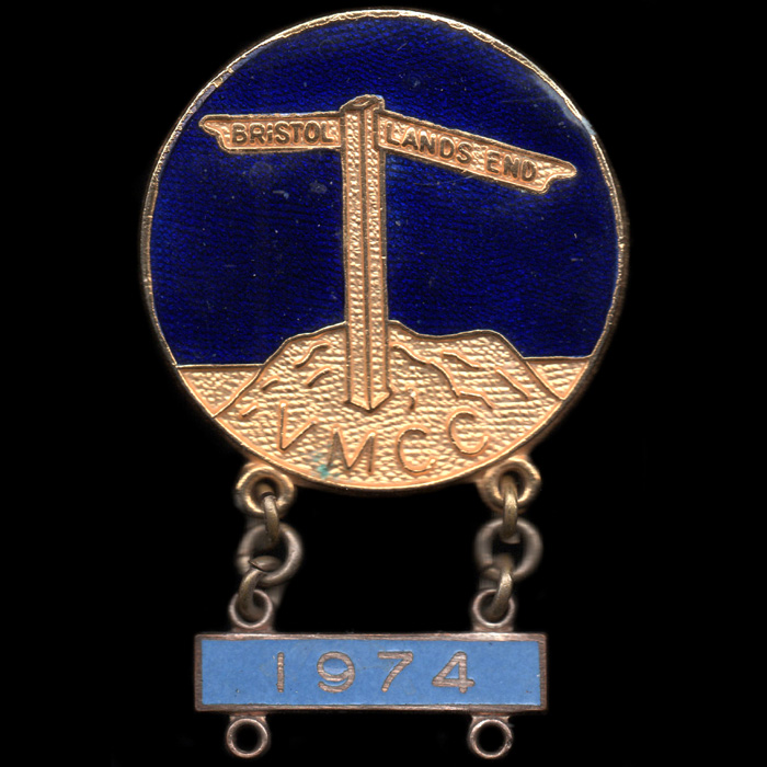 Bristol (to) Lands End pin badge