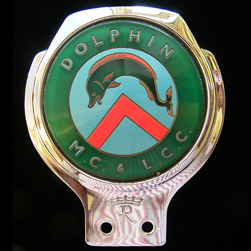 Dolphin  Motor Cycle and Light Car Club badge