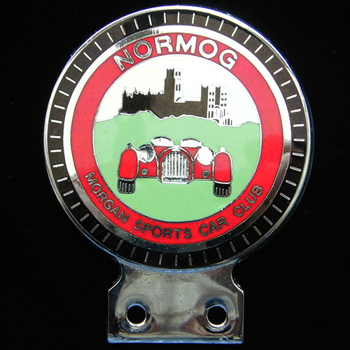 Morgan Sports Car Club Normog Car Badge Car Badge