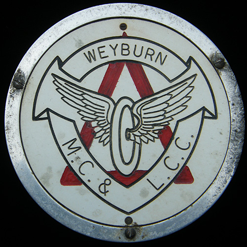Weyburn Motor Cycle & Light Car Club badge