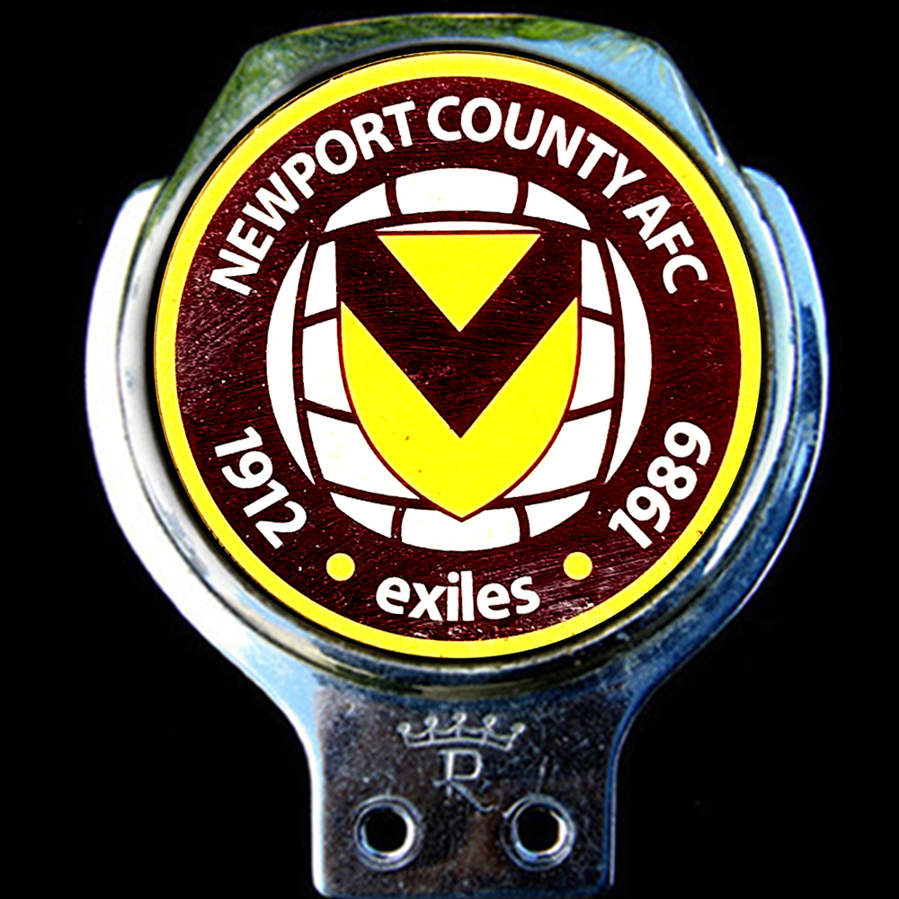 Newport County AFC car badge
