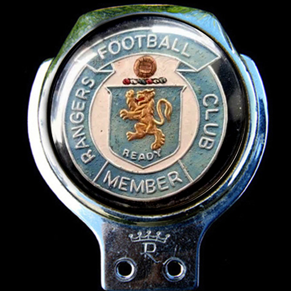   Rangers car badge