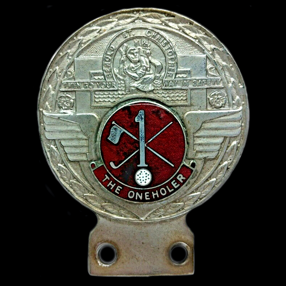 Golf "The Oneholer" car badge