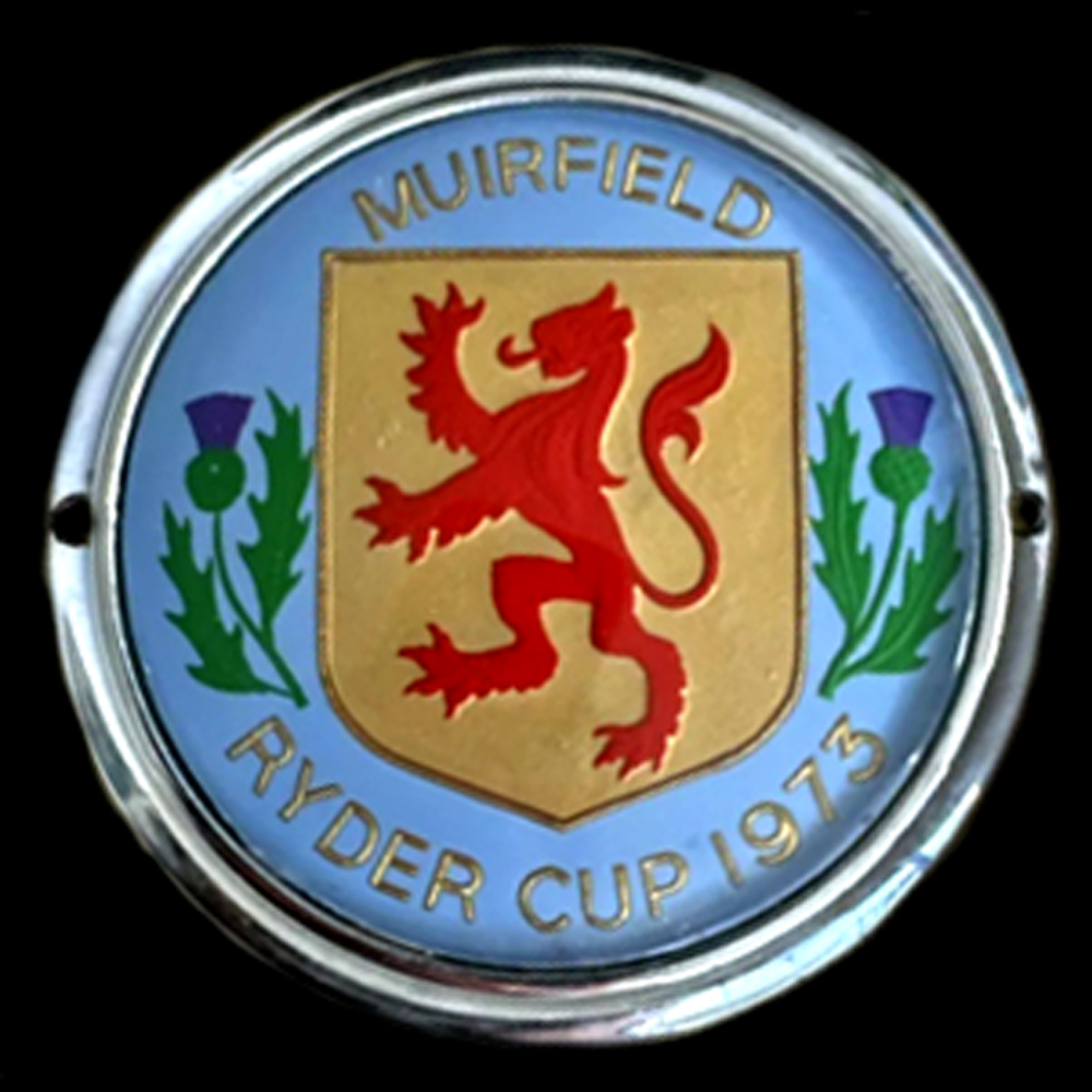 Ryder Cup Muirfield car badge