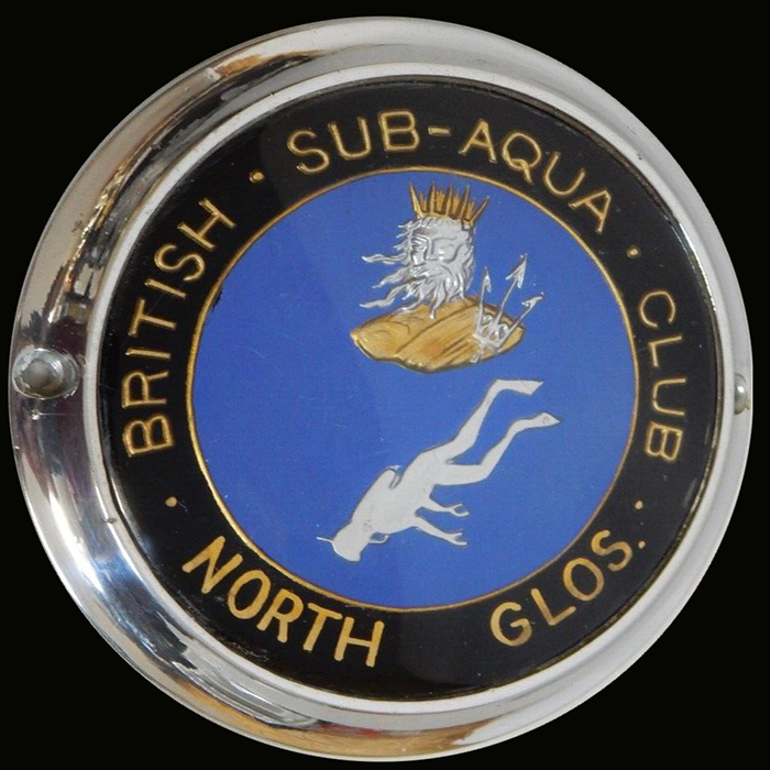 British Sub-Aqua Club North Glos car badge