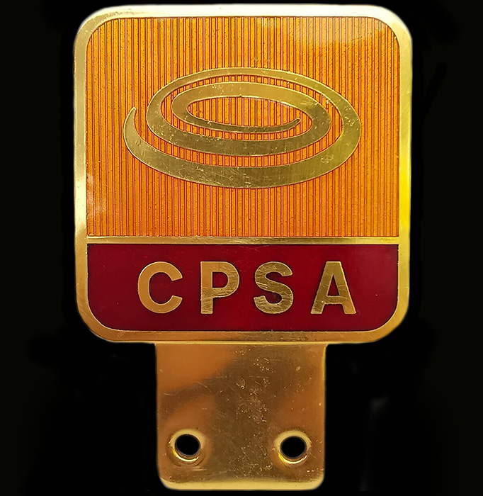 Clay Pigeon Shooting Association car badge
