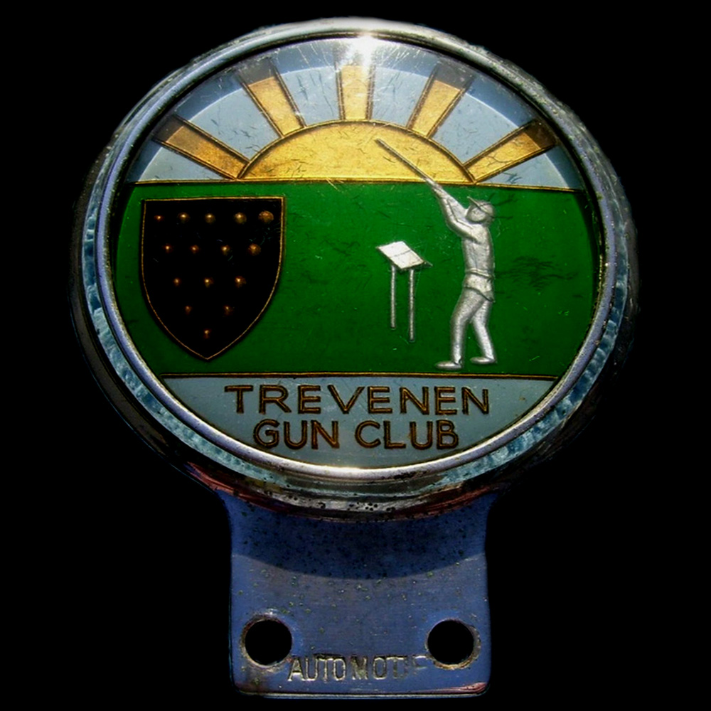 Trevenen Gun Club car badge