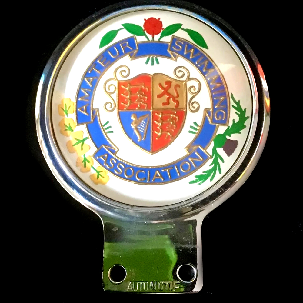 Amateur Swimming Association car badge