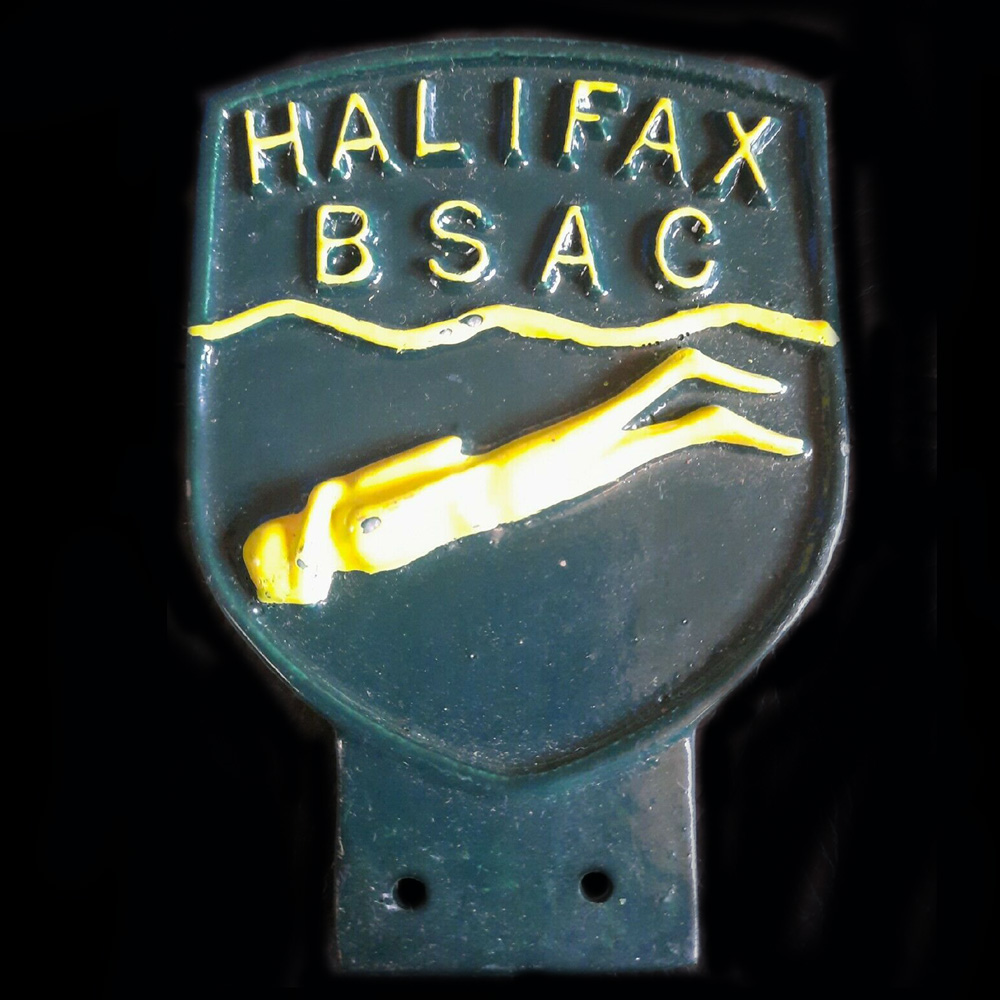 Halifax British Sub Acua Club car badge