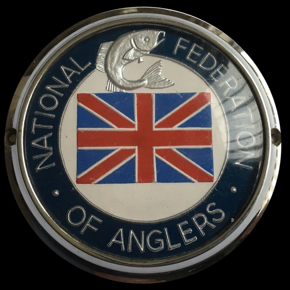 National federation of Anglers car badge