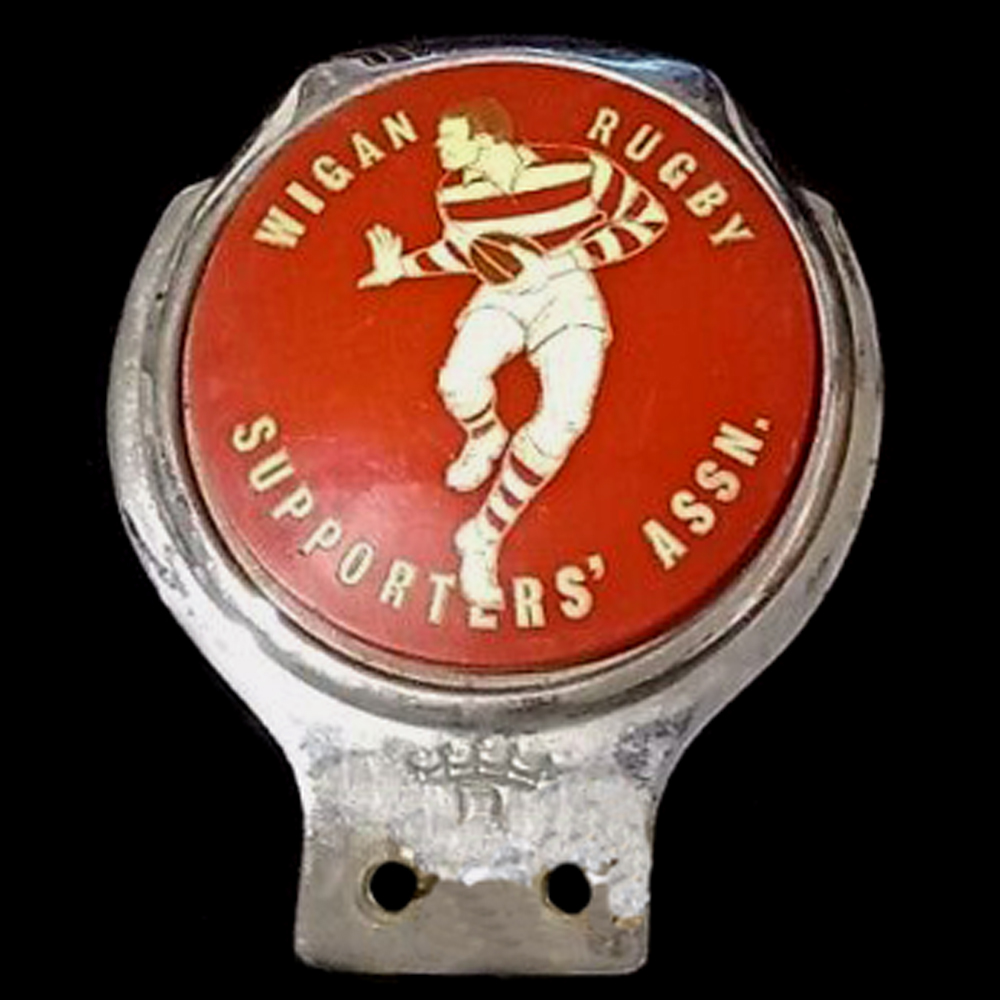Wigan Rugby Supporters Association car badge